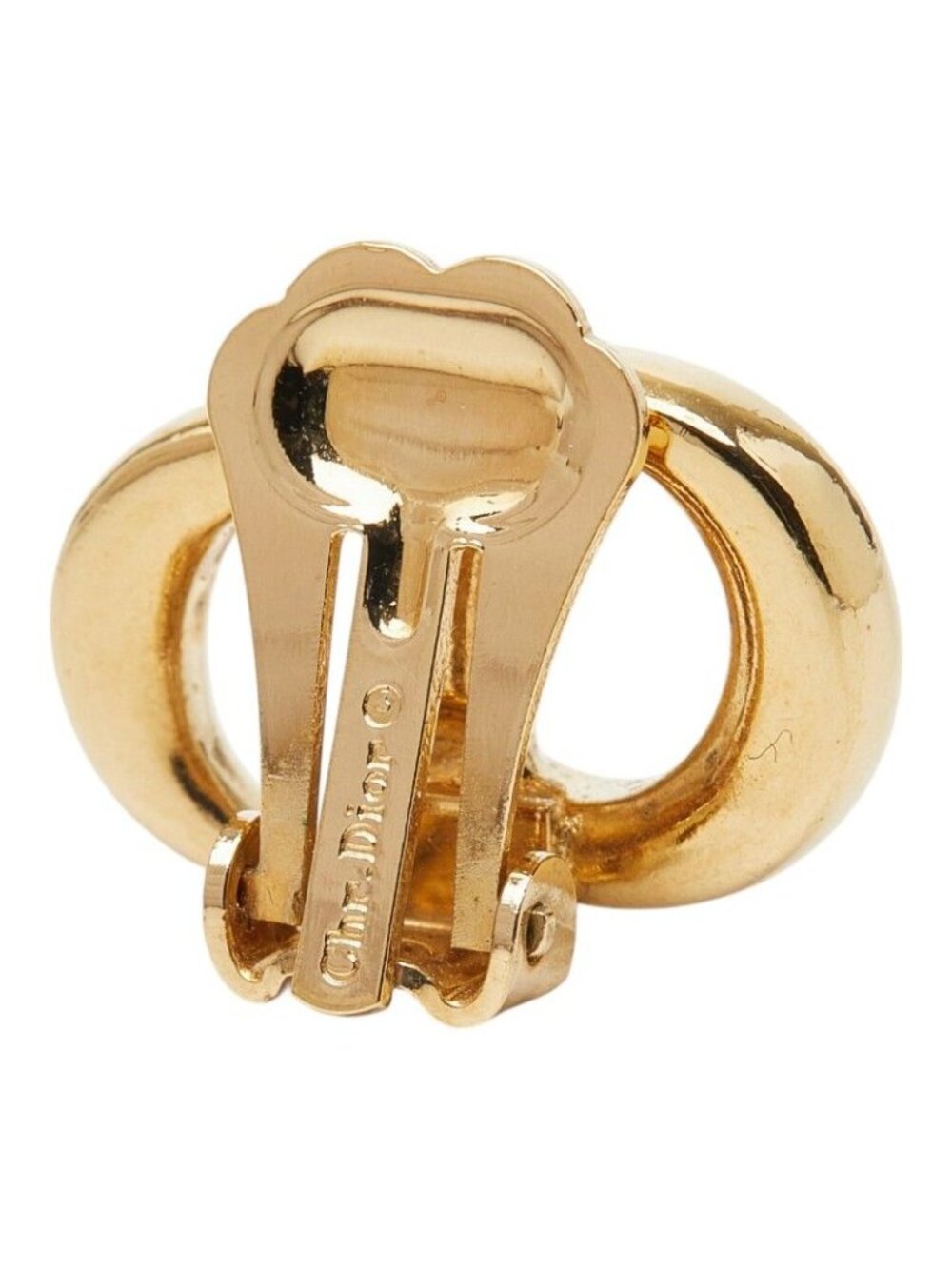 Dior Cdlogo Earrings Gold Plated - Picture 4 of 5